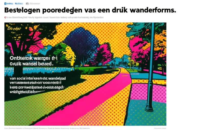 Verborgen voordelen van een druk wandelpad