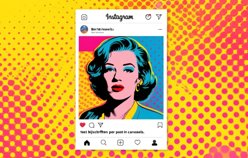 Instagram test bijschriften per post in carrousels
