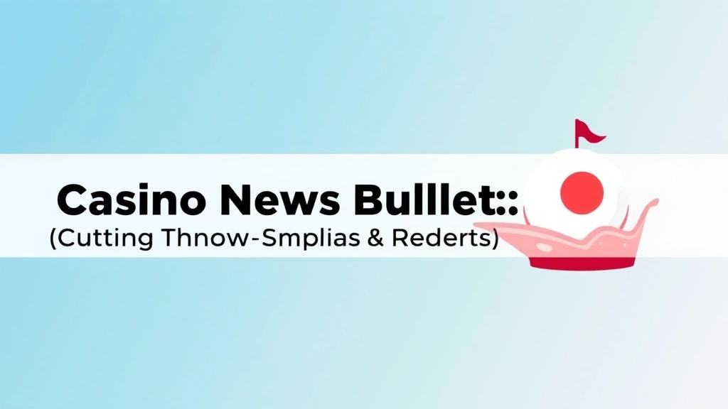 Casino News Bulletin: Cutting Through Rumors & Finding Real Updates