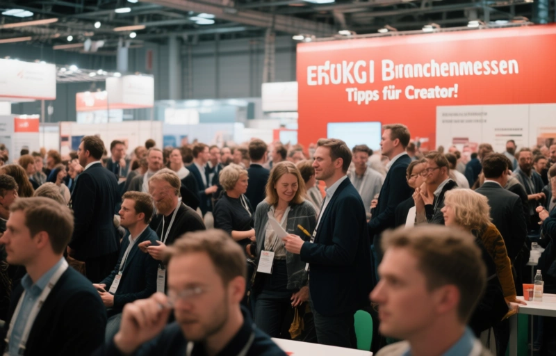 Visuelle Darstellung von Erfolg auf Branchenmessen