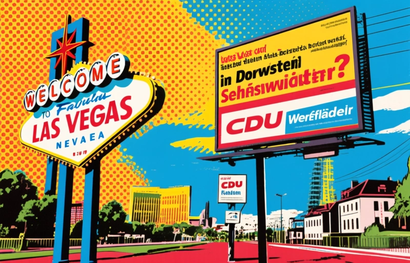 Las Vegas in Dorsten? CDU-Streit um Werbeflächen