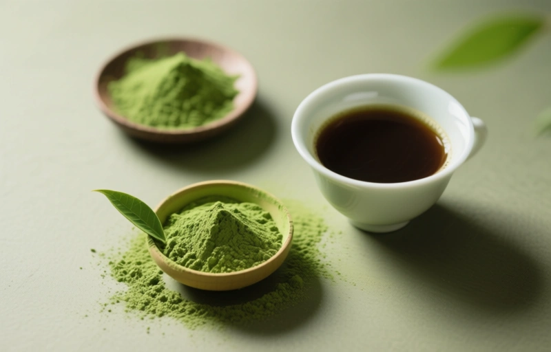 Visual representation of Matcha vs Coffee