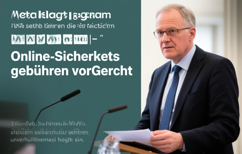 Visuelle Darstellung von Meta klagt gegen Ofcom