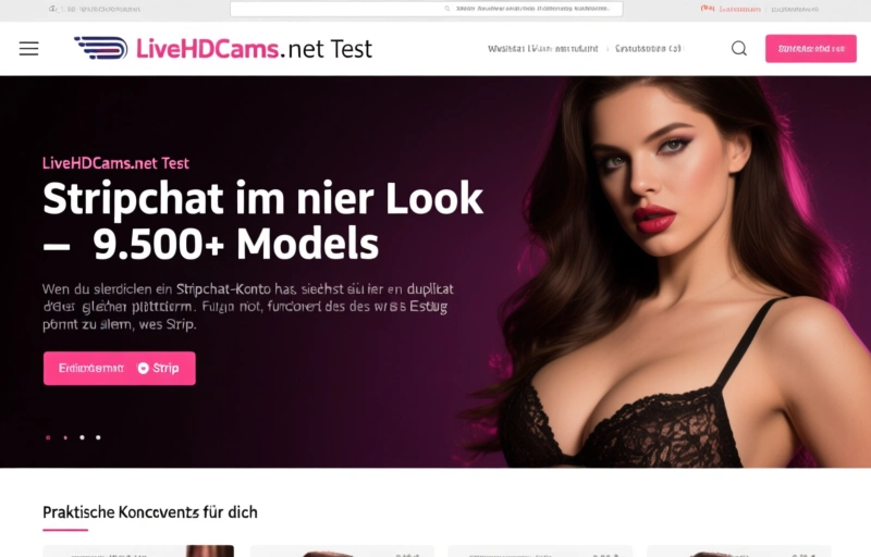 Visuelle Darstellung von LiveHDCams.net Test