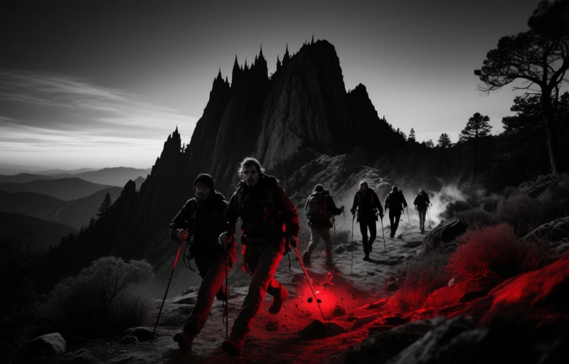 Visual representation of Hikers Attacked by Bee Swarm on Camelback Mountain