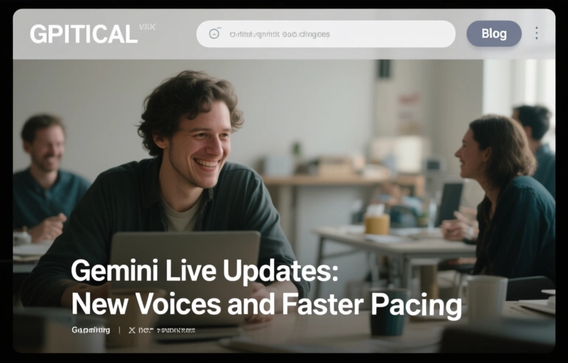 Gemini Live Updates: New Voices and Faster Pacing