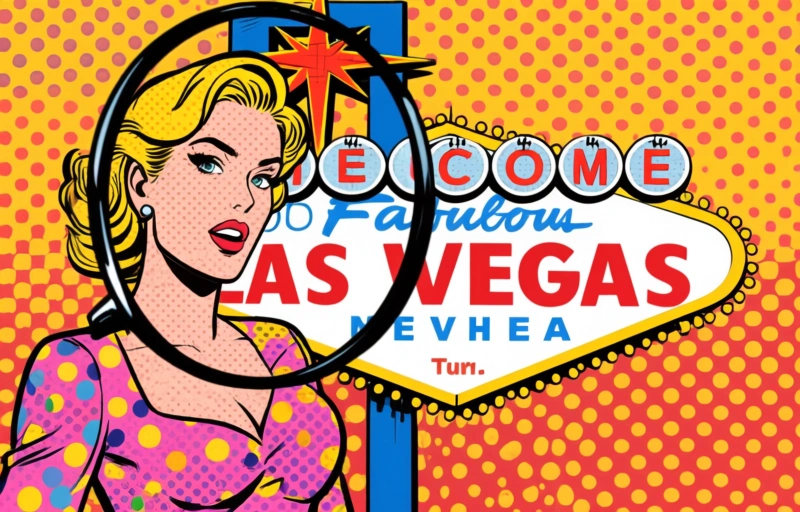 Visuelle Darstellung von Las Vegas als Wirtschaftsbarometer