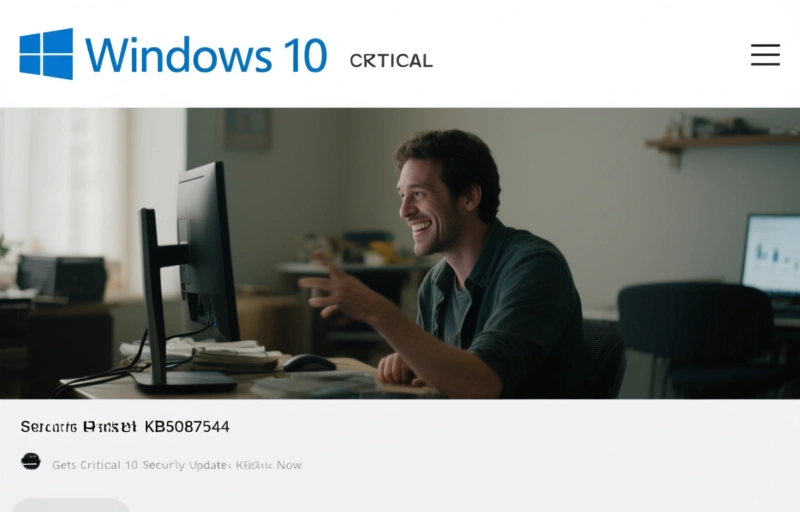 Windows 10 Gets Critical Security Update KB5087544 Now