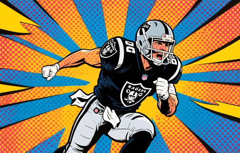 Visuelle Darstellung von NFL genehmigt Verkauf von 7% der Las Vegas Raiders