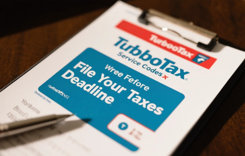 Visual representation of TurboTax Service Codes