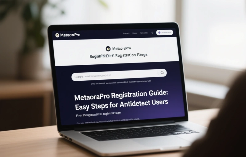 Visual representation of MetaoraPro Registration Guide