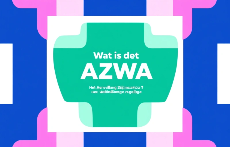 Visuele weergave van 600 miljoen AZWA-geld