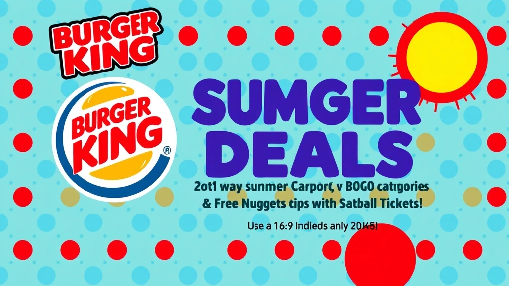 Burger King Summer Deals: 7 BOGO Categories & Free Nuggets with Baseball Tickets