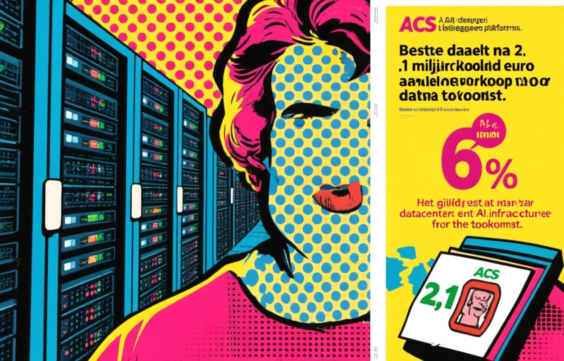 ACS daalt na 2,1 miljard euro aandelenverkoop voor datacenters