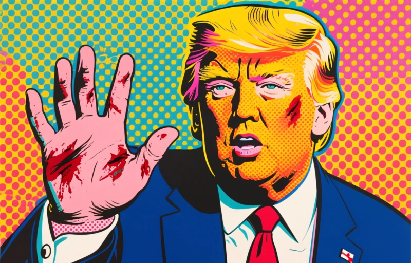 Trump Explains His Latest Bruised Hand Incident