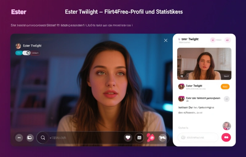 Visuelle Darstellung von Ester Twilight – Flirt4Free-Profil und Statistiken