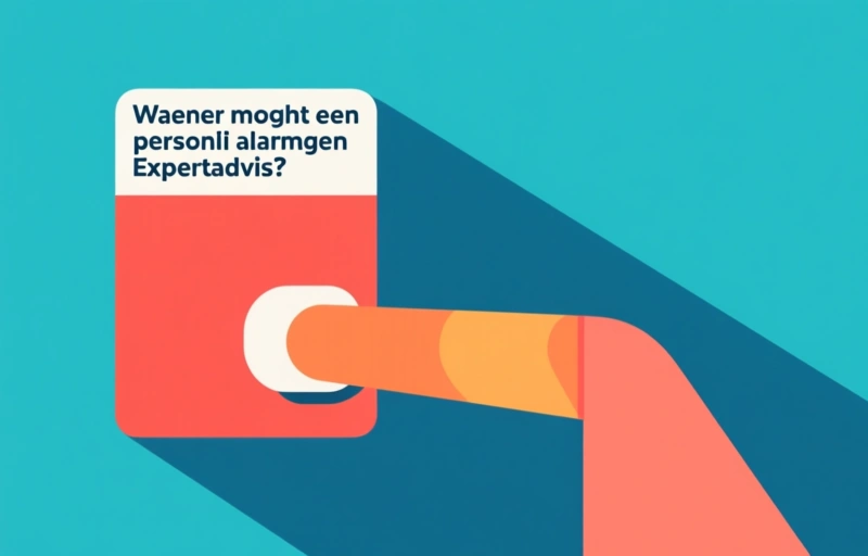 Wanneer moet een persoonlijk alarm afgaan? Expertadvies