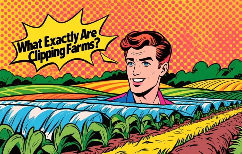 Visual representation of Inside Fintech's Secret 'Clipping Farms' Marketing Engine