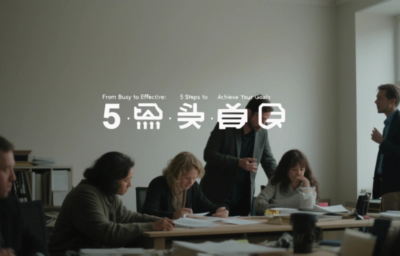 From Busy to Effective: 5 Steps to Achieve Your Goals