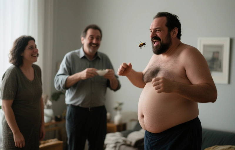 Yuval: Beeindruckender Daddy mit prallem Bulge