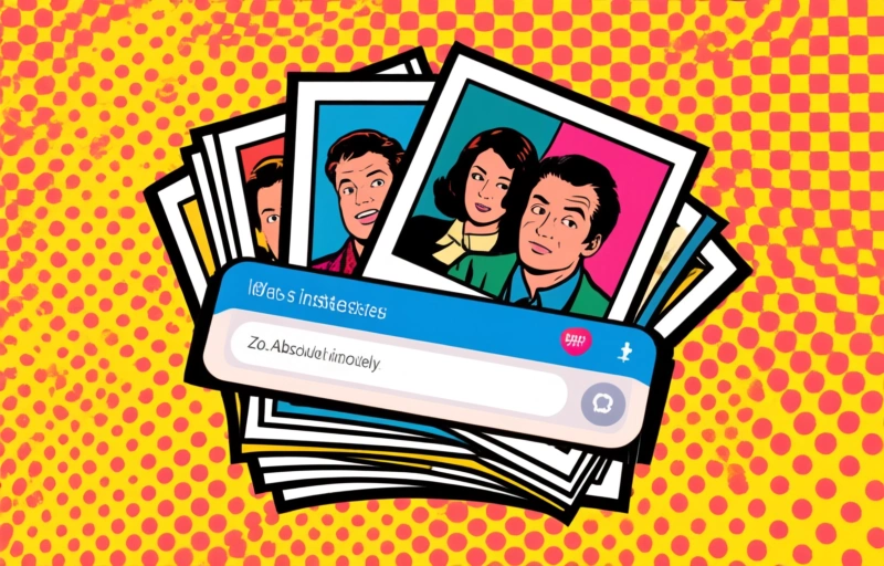 Visuele weergave van Instagram Instants