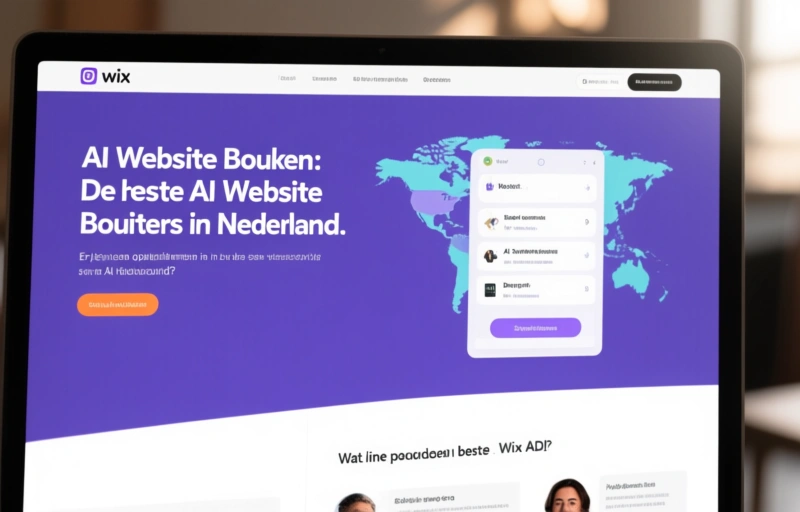 Visuele weergave van AI Website Bouwen