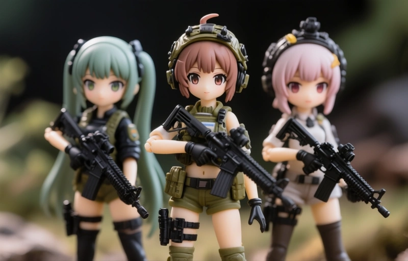 Visuelle Darstellung von Gutdolls Funwest Tactical Anime Serie