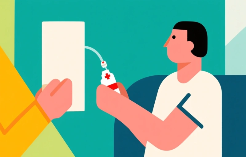 Visuele weergave van Thuismedicatie meenemen naar het ziekenhuis