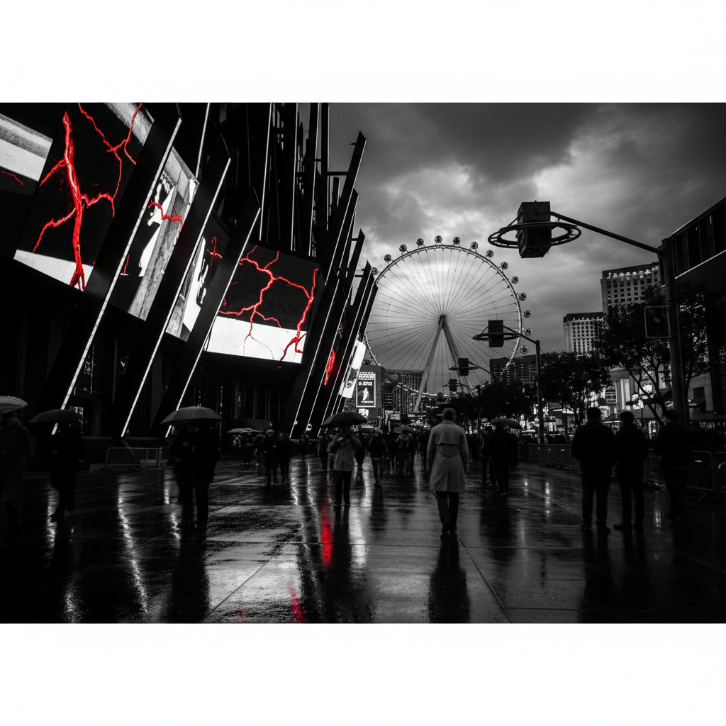 Новый цифровой фасад LINQ Promenade на Стрип