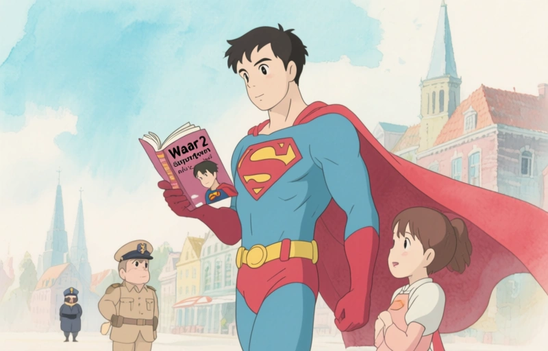 Visuele weergave van Superhelden Boek 2