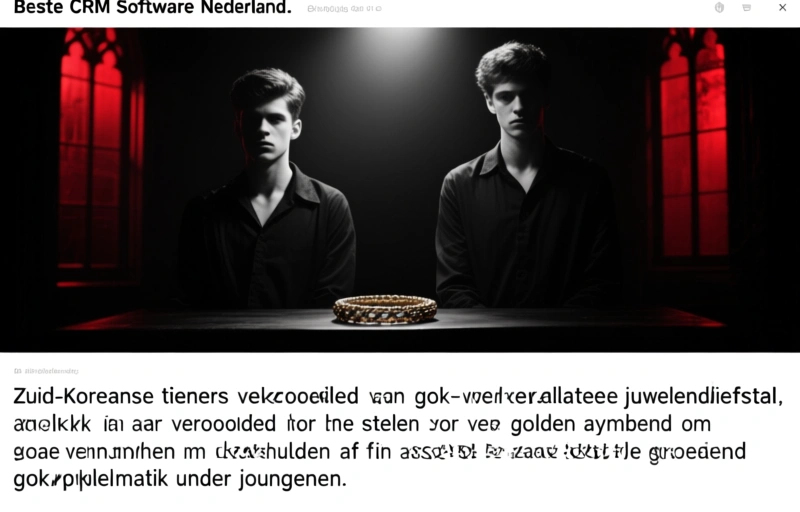Zuid-Koreaanse tieners veroordeeld voor gok-gerelateerde juwelendiefstal