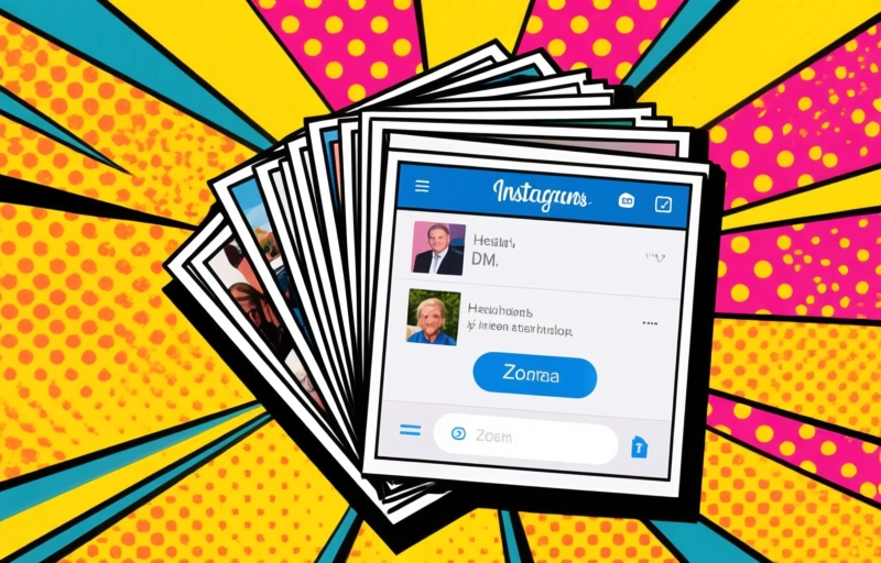 Visuele weergave van Instagram Instants