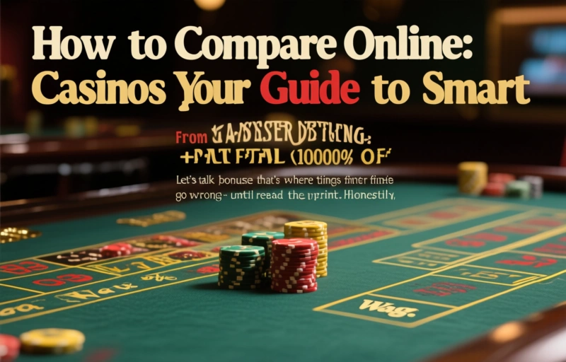 Visual representation of How to Compare Online Casinos