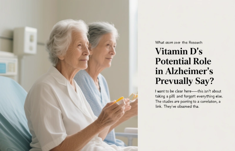 Visual representation of Vitamin D's Potential Role in Alzheimer's Prevention