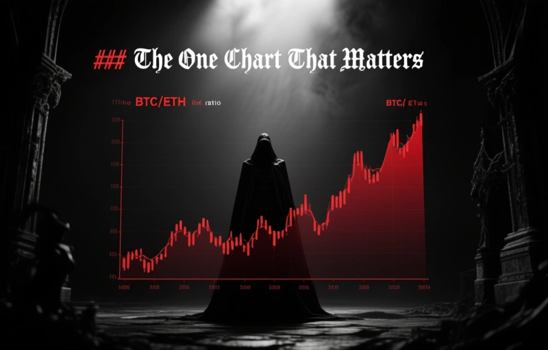 Visual representation of Bitcoin vs Ethereum