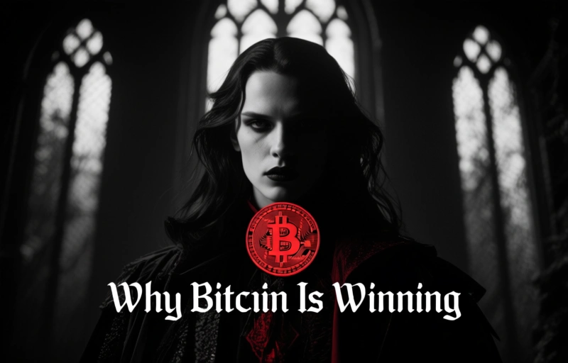 Visual representation of Bitcoin vs Ethereum