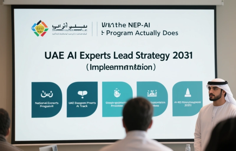 Visual representation of UAE AI Experts Lead Strategy 2031 Implementation