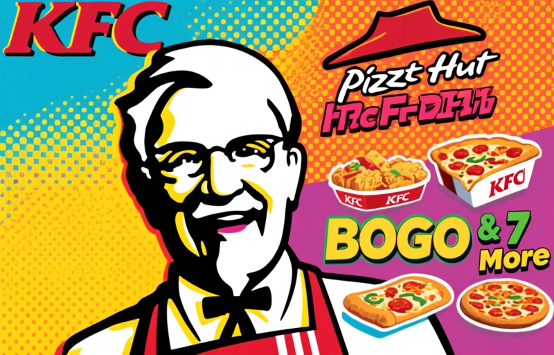 April Fast Food Deals: KFC, Pizza Hut BOGO & 7 More Chains