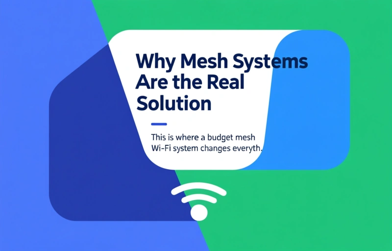 Visual representation of Ditch Wi-Fi Extenders