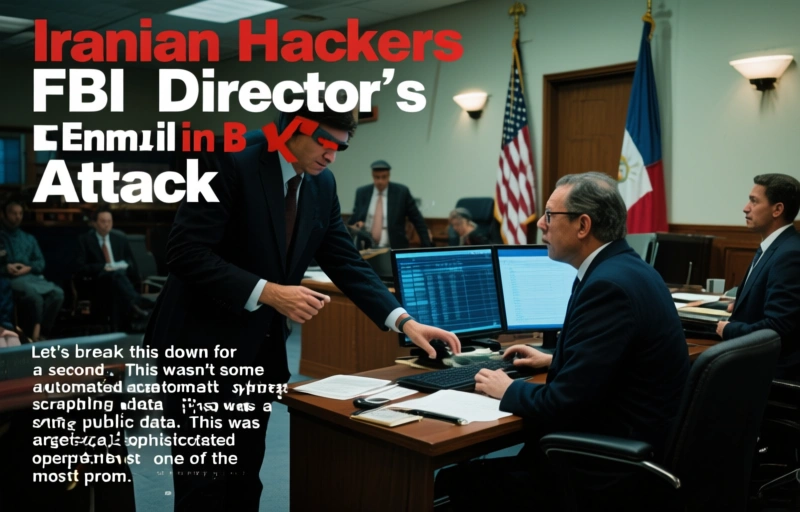 Visual representation of Iranian Hackers Breach FBI Director's Email in Bold Attack