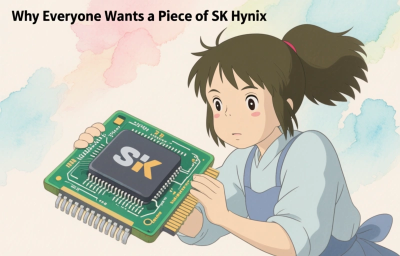 Visual representation of SK Hynix Swamped by Big Tech Chip Supply Offers