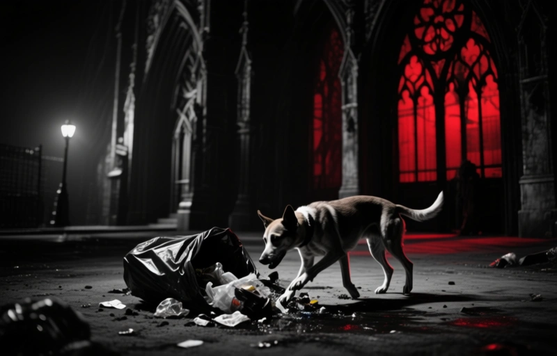 Жестокость в Лас-Вегасе: собаку выбросили у мусора