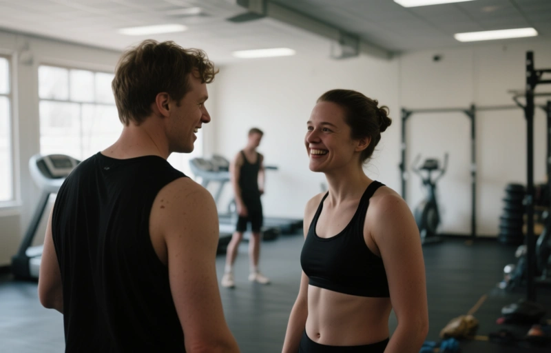 Adam Snow & Noah White: Intime Begegnung im Gym