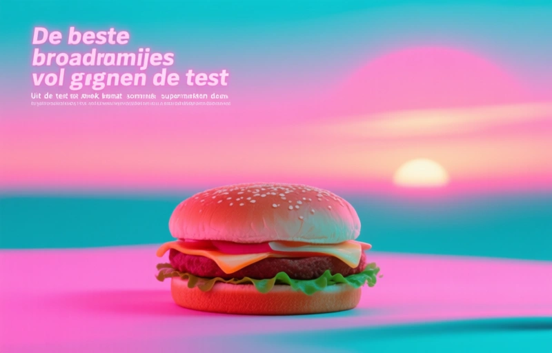Visuele weergave van Supermarkt ham-kaasbroodjes getest