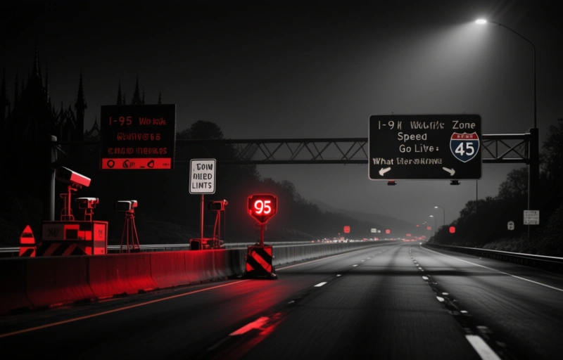 I-95 Work Zone Speed Cameras Go Live: What Drivers Need to Know