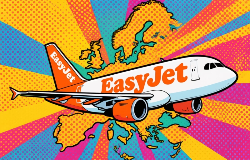 Visuele weergave van Investeringsfonds Castlelake toont interesse in EasyJet