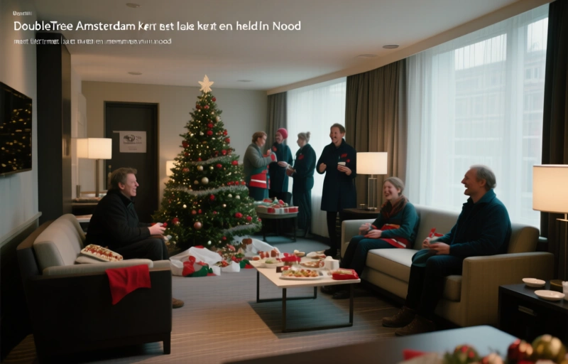 DoubleTree Amsterdam viert kerst met lokale helden en mensen in nood