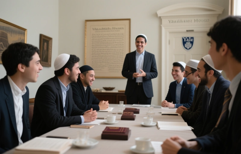 Yale Peace Fellows Visit Abrahamic Family House in Historic Meeting