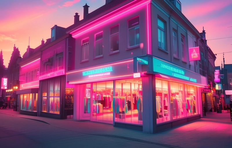 Visuele weergave van 60-jarige supermarktketen sluit vestiging