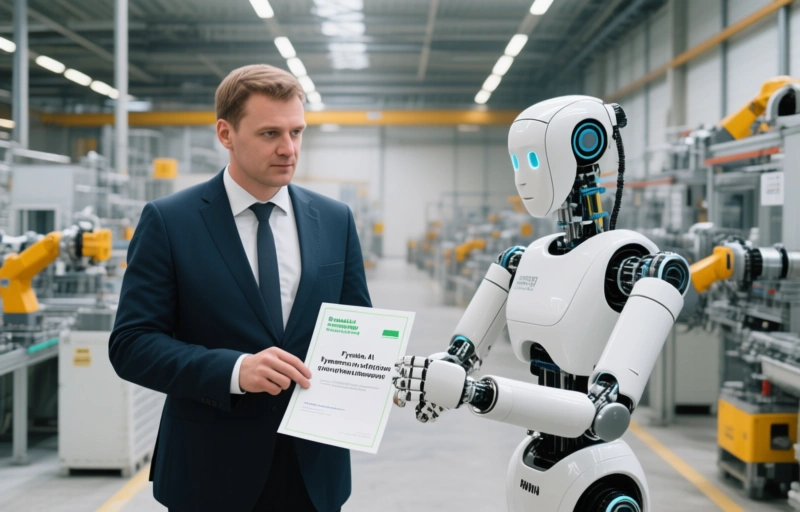 Visuele weergave van Fysieke AI komt naar fabrieken met humanoïde robots